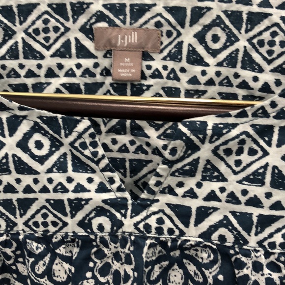 J Jill “batik style” print top. - Picture 4 of 4